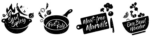 Cooking Theme Categories: Soul Spicy, Fast & Fab, Meat-free Marvel, One Bowl Wonder